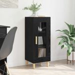 Casa si Gradina - Mobilier - Comode si corpuri - Comode - Stejar negru 34.5 x 32.5 x 90 cm Lemn compozit - Infinity.ro
