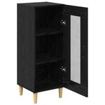 Casa si Gradina - Mobilier - Comode si corpuri - Comode - Stejar negru 34.5 x 32.5 x 90 cm Lemn compozit - Infinity.ro