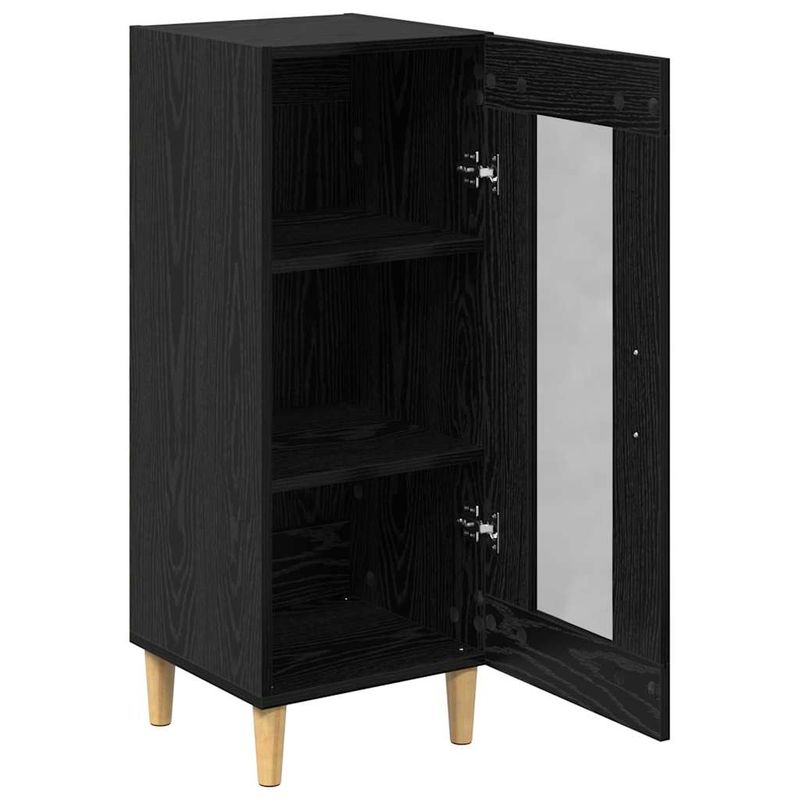Casa si Gradina - Mobilier - Comode si corpuri - Comode - Stejar negru 34.5 x 32.5 x 90 cm Lemn compozit - Infinity.ro