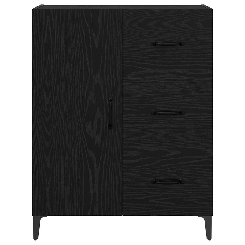 Casa si Gradina - Mobilier - Comode si corpuri - Comode - Bufet cu sertar Stejar Negru 69,5 x 34 x 90 cm Lemn compozit - Infinity.ro