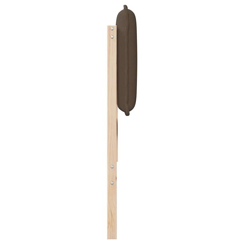 Casa si Gradina - Mobilier - Paturi si accesorii - Accesorii paturi - Tablie de pat tapitata Gri natural si deschis 160 cm Lemn de pin masiv - Infinity.ro