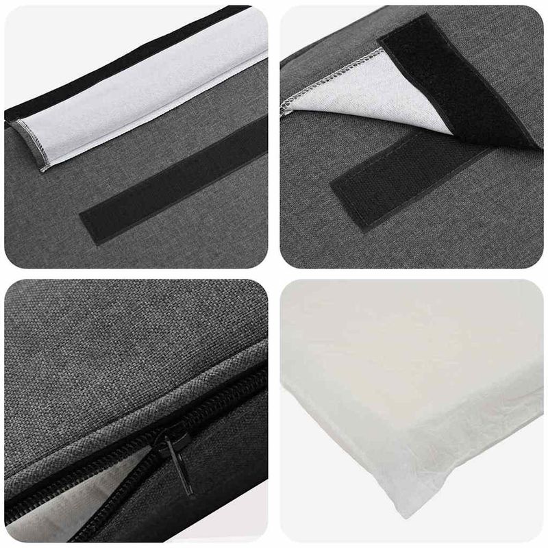 Casa si Gradina - Mobilier - Paturi si accesorii - Accesorii paturi - Tablie de pat tapitata Maro si gri inchis 140 cm Lemn de pin masiv - Infinity.ro
