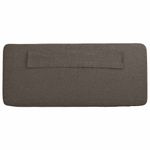 Casa si Gradina - Mobilier - Paturi si accesorii - Accesorii paturi - Tablie de pat tapitata Maro si taupe 180 cm Lemn de pin masiv - Infinity.ro