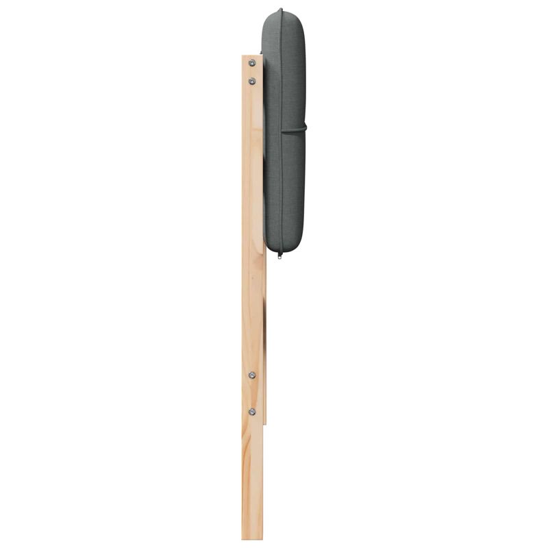 Casa si Gradina - Mobilier - Paturi si accesorii - Accesorii paturi - Tablie de pat tapitata Maro si gri deschis 100 cm Lemn de pin masiv - Infinity.ro