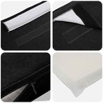 Casa si Gradina - Mobilier - Paturi si accesorii - Accesorii paturi - Tablie de pat tapitata Maro si negru 135 cm Lemn de pin masiv - Infinity.ro