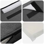 Casa si Gradina - Mobilier - Paturi si accesorii - Accesorii paturi - Tablie de pat tapitata Maro si gri inchis 100 cm Lemn de pin masiv - Infinity.ro