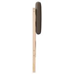 Casa si Gradina - Mobilier - Paturi si accesorii - Accesorii paturi - Tablie de pat tapitata Maro si taupe 75 cm Lemn de pin masiv - Infinity.ro