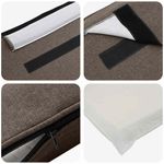 Casa si Gradina - Mobilier - Paturi si accesorii - Accesorii paturi - Tablie de pat tapitata Maro si taupe 75 cm Lemn de pin masiv - Infinity.ro