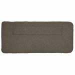 Casa si Gradina - Mobilier - Paturi si accesorii - Accesorii paturi - Tablie de pat tapitata Maro si taupe 75 cm Lemn de pin masiv - Infinity.ro
