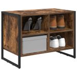Casa si Gradina - Mobilier - Organizare si depozitare - Organizator incaltaminte - Dulap pentru pantofi Stejar fumuriu 60 x 35 x 44 cm - Infinity.ro