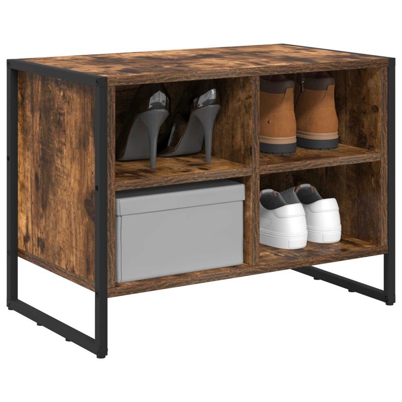 Casa si Gradina - Mobilier - Organizare si depozitare - Organizator incaltaminte - Dulap pentru pantofi Stejar fumuriu 60 x 35 x 44 cm - Infinity.ro