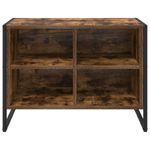 Casa si Gradina - Mobilier - Organizare si depozitare - Organizator incaltaminte - Dulap pentru pantofi Stejar fumuriu 60 x 35 x 44 cm - Infinity.ro