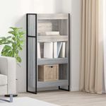 Casa si Gradina - Mobilier - Biblioteci si rafturi - Biblioteci - Dulap pentru carti Gri Sonoma 80 x 30 x 155 cm Lemn compozit - Infinity.ro