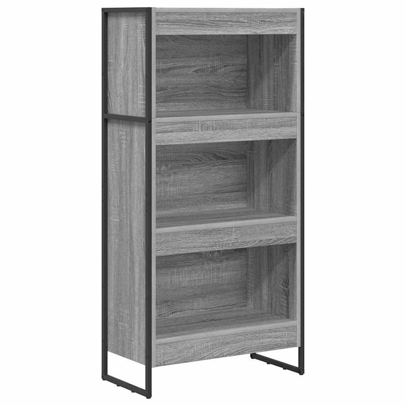 Casa si Gradina - Mobilier - Biblioteci si rafturi - Biblioteci - Dulap pentru carti Gri Sonoma 80 x 30 x 155 cm Lemn compozit - Infinity.ro