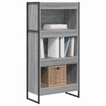 Casa si Gradina - Mobilier - Biblioteci si rafturi - Biblioteci - Dulap pentru carti Gri Sonoma 80 x 30 x 155 cm Lemn compozit - Infinity.ro
