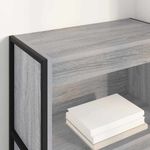 Casa si Gradina - Mobilier - Biblioteci si rafturi - Biblioteci - Dulap pentru carti Gri Sonoma 80 x 30 x 155 cm Lemn compozit - Infinity.ro