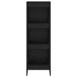 Casa si Gradina - Mobilier - Biblioteci si rafturi - Biblioteci - Dulap pentru carti Stejar Negru 80 x 30 x 155 cm Lemn compozit - Infinity.ro