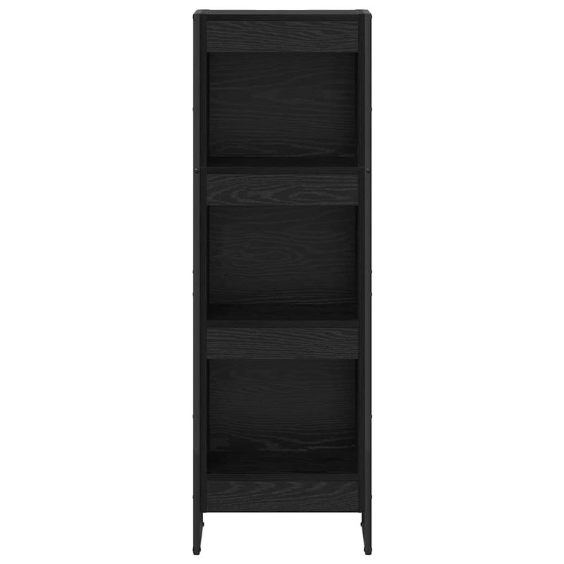Casa si Gradina - Mobilier - Biblioteci si rafturi - Biblioteci - Dulap pentru carti Stejar Negru 80 x 30 x 155 cm Lemn compozit - Infinity.ro