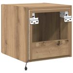 Casa si Gradina - Mobilier - Comode si corpuri - Comode - Dulap TV de perete Pe perete Stejar artizanal 30,5 x 35 x 30 cm - Infinity.ro