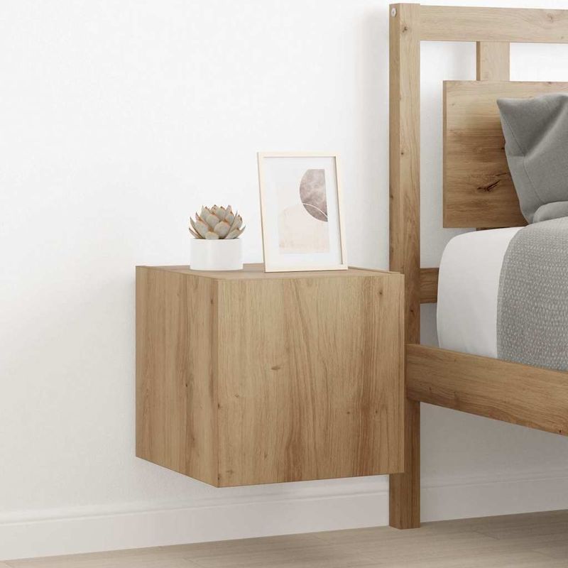 Casa si Gradina - Mobilier - Comode si corpuri - Comode - Dulap TV de perete Pe perete Stejar artizanal 30,5 x 35 x 30 cm - Infinity.ro