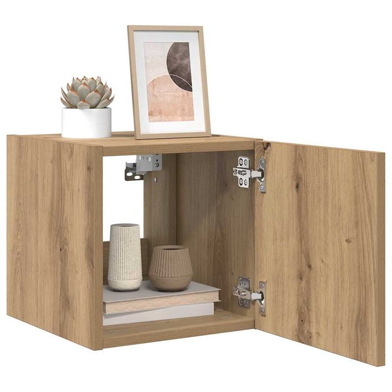 Casa si Gradina - Mobilier - Comode si corpuri - Comode - Dulap TV de perete Pe perete Stejar artizanal 30,5 x 35 x 30 cm - Infinity.ro