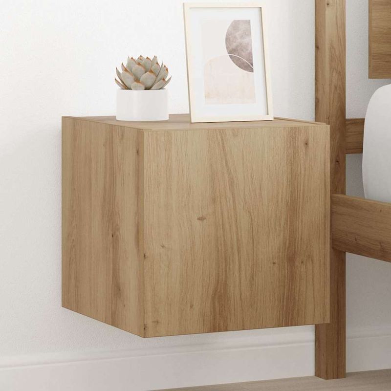 Casa si Gradina - Mobilier - Comode si corpuri - Comode - Dulap TV de perete Pe perete Stejar artizanal 30,5 x 35 x 30 cm - Infinity.ro