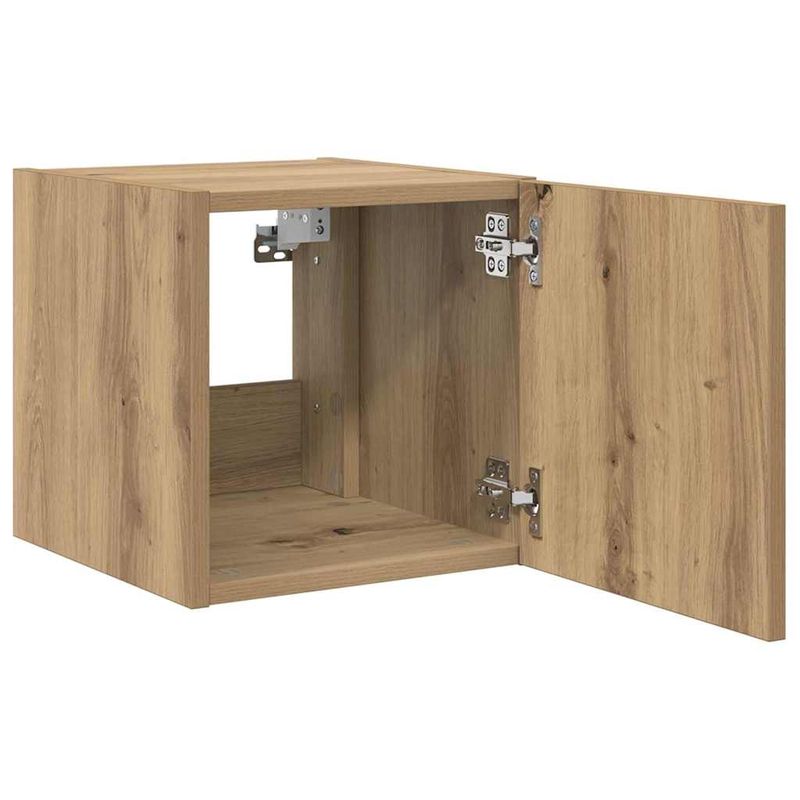 Casa si Gradina - Mobilier - Comode si corpuri - Comode - Dulap TV de perete Pe perete Stejar artizanal 30,5 x 35 x 30 cm - Infinity.ro