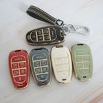 Auto si Moto - Electrice auto - Alte accesorii electrice auto - Husa gri pentru cheie 6 butoane Hyundai Santa Fe Tucson 2020 2021 2022 NEXO NX4 Solaris Sonata Hybrid - Infinity.ro