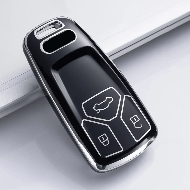 Auto si Moto - Electrice auto - Alte accesorii electrice auto - Husa pentru cheie smart, gama Audi Audi A4 B9 A5 A6 8S 8W Q5 Q7 4M S4 S5 S7 TT TTS TFSI RS - Infinity.ro