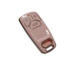Auto si Moto - Electrice auto - Alte accesorii electrice auto - Husa pentru cheie smart Audi A1 A3 A4 A6 Q1 Q3 Q5 Q7 S3 S4 S6 R8 TT roz - Infinity.ro