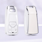 Auto si Moto - Electrice auto - Alte accesorii electrice auto - Husa pentru cheie alb Audi A4 B9 A5 A6 8S 8W Q5 Q7 4M S4 S5 S7 TT TTS TFSI RS - Infinity.ro