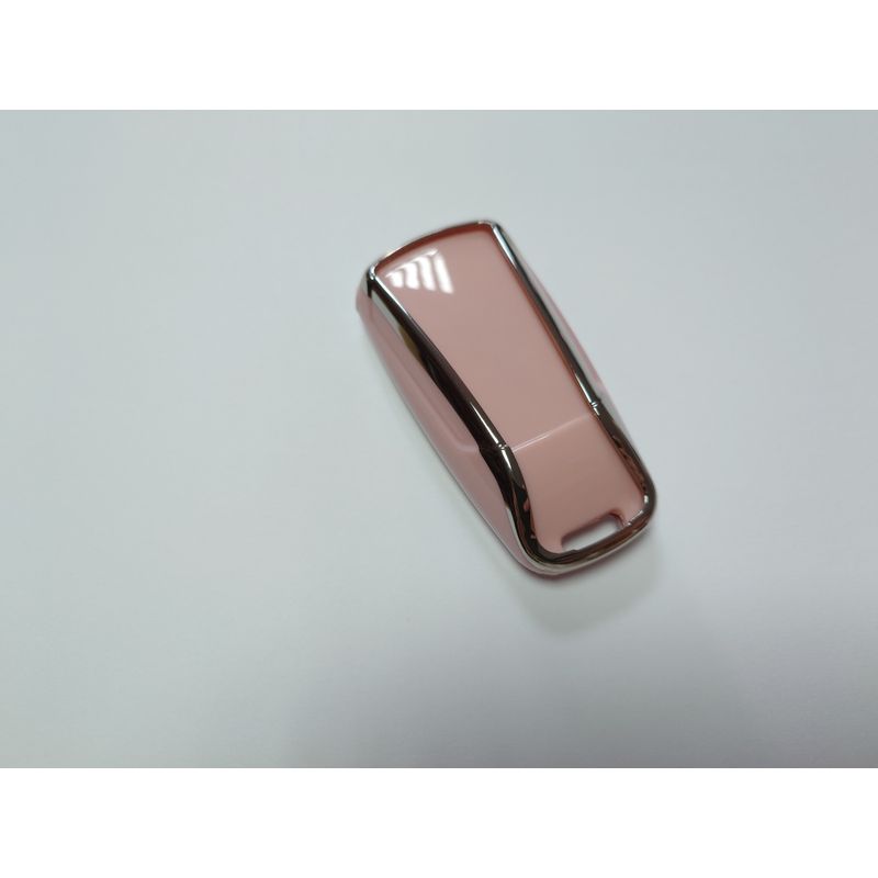 Auto si Moto - Electrice auto - Alte accesorii electrice auto - Husa pentru cheie smart Audi A1 A3 A4 A6 Q1 Q3 Q5 Q7 S3 S4 S6 R8 TT roz - Infinity.ro