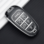 Auto si Moto - Electrice auto - Alte accesorii electrice auto - Husa pentru cheie 6 butoane Hyundai Santa Fe Tucson 2022 NEXO NX4 Ioniq 5 Atos Prime Solaris 2021 - Infinity.ro