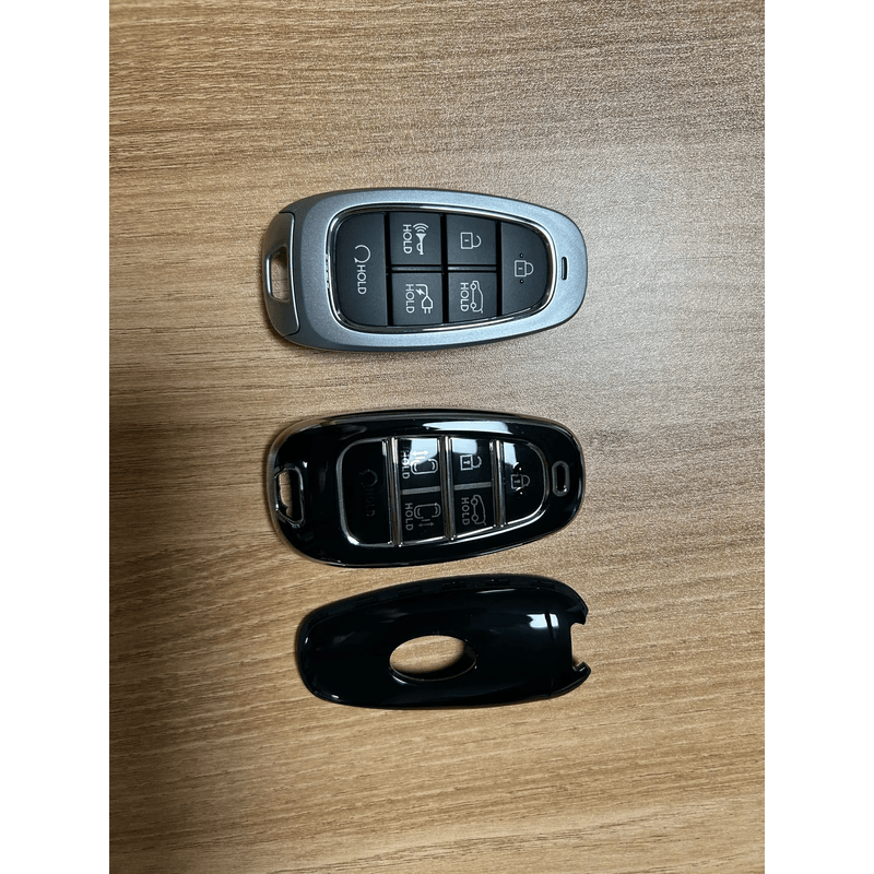 Auto si Moto - Electrice auto - Alte accesorii electrice auto - Husa pentru cheie 6 butoane Hyundai Santa Fe Tucson 2022 NEXO NX4 Ioniq 5 Atos Prime Solaris 2021 - Infinity.ro