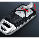 Auto si Moto - Electrice auto - Alte accesorii electrice auto - Husa pentru cheie Audi A4 B9 A5 A6L A6 S4 S5 S7 8W Q7 4M Q5 TT TTS RS 2016 2017 - Infinity.ro