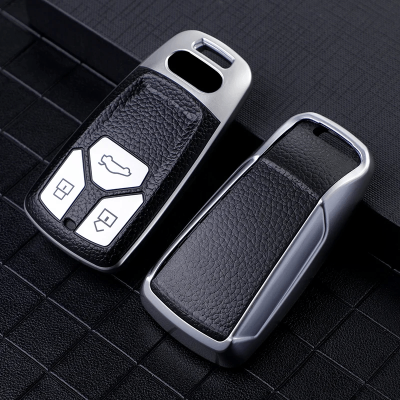 Auto si Moto - Electrice auto - Alte accesorii electrice auto - Husa pentru cheie Audi A4 B9 A5 A6L A6 S4 S5 S7 8W Q7 4M Q5 TT TTS RS 2016 2017 - Infinity.ro