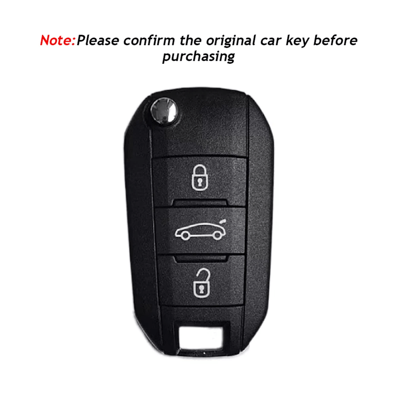 Auto si Moto - Electrice auto - Alte accesorii electrice auto - Husa pentru cheie briceag, albastru Peugeot 208 2008 308 3008 408 508 107 301 Citroen C4 - Infinity.ro