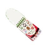 Carti si Birotica - Papetarie - Agende si calendare - Agende si carnete - Carnetel 3D, Mos Craciun Verde, coperta plusata, 120 file, legatura tip spirala, NT3D138 - Infinity.ro
