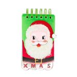 Carti si Birotica - Papetarie - Agende si calendare - Agende si carnete - Carnetel 3D, Mos Craciun Verde, coperta plusata, 120 file, legatura tip spirala, NT3D138 - Infinity.ro