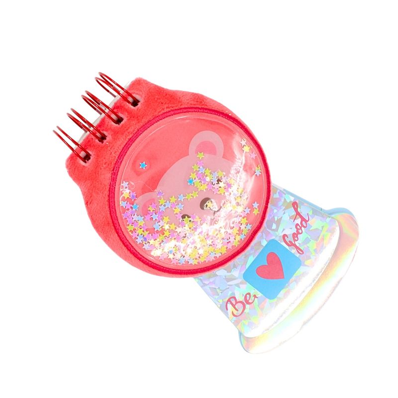 Carti si Birotica - Papetarie - Agende si calendare - Agende si carnete - Carnetel 3D, Ursulet cu Stele, coperta plusata, 120 file, legatura tip spirala, NT3D134 - Infinity.ro