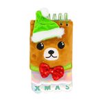 Carti si Birotica - Papetarie - Agende si calendare - Agende si carnete - Carnetel 3D, Ursulet cu caciulita, coperta plusata, 120 file, legatura tip spirala, NT3D137 - Infinity.ro