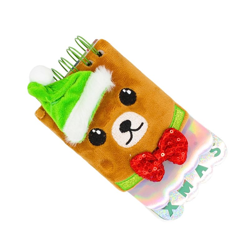 Carti si Birotica - Papetarie - Agende si calendare - Agende si carnete - Carnetel 3D, Ursulet cu caciulita, coperta plusata, 120 file, legatura tip spirala, NT3D137 - Infinity.ro