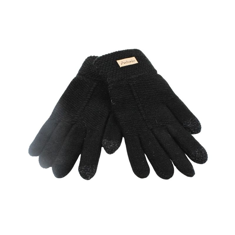 Fashion, accesorii si bijuterii - Femei - Accesorii femei - Manusi femei - Manusi dama, Antonio, cu functie touch, culoare negru, one size - Infinity.ro