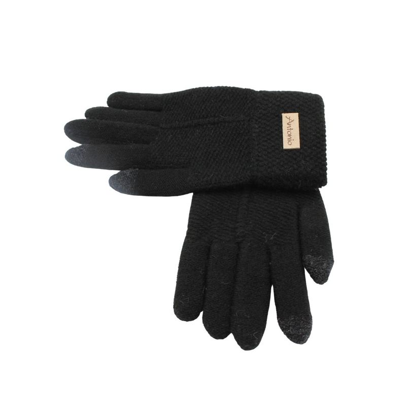 Fashion, accesorii si bijuterii - Femei - Accesorii femei - Manusi femei - Manusi dama, Antonio, cu functie touch, culoare negru, one size - Infinity.ro