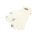 Fashion, accesorii si bijuterii - Femei - Accesorii femei - Manusi femei - Manusi dama, Antonio, cu functie touch, culoare alb, one size - Infinity.ro