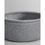 Casa si Gradina - Mobilier - Mese si birouri - Masute de cafea - Masuta de cafea rotunda cu cos de stofa, statie de incarcare 2 prize si 2 USB, 45x50cm, negru - Infinity.ro