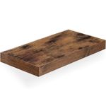 Casa si Gradina - Mobilier - Biblioteci si rafturi - Biblioteci - Raft de perete suspendat plutitor, MDF, sistem montare inclus, 40x20x4cm, vintage maro - Infinity.ro