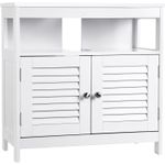 Casa si Gradina - Mobilier - Mobilier baie - Corpuri baie - Dulap baie baza lavoar, cu 2 usi, 2 compartimente, alb 60x60x30 cm, alb - Infinity.ro