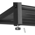 Casa si Gradina - Mobilier - Dulapuri si sifoniere - Dulapuri pantofi - Raft pentru pantofi, cu 2 nivele, metal, 80x30x44cm, stil industrial, maro rustic si negru - Infinity.ro