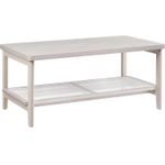 Casa si Gradina - Mobilier - Mese si birouri - Masute de cafea - Masuta de cafea, din MDF, cu spatiu de depozitare pe 2 nivele, 55x100x45 cm, stil boho, bej - Infinity.ro